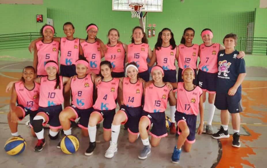 Basquete feminino Sub-12 da PMI vence em Porto Feliz