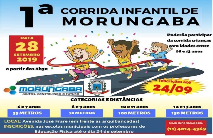 Corrida Infantil em Morungaba