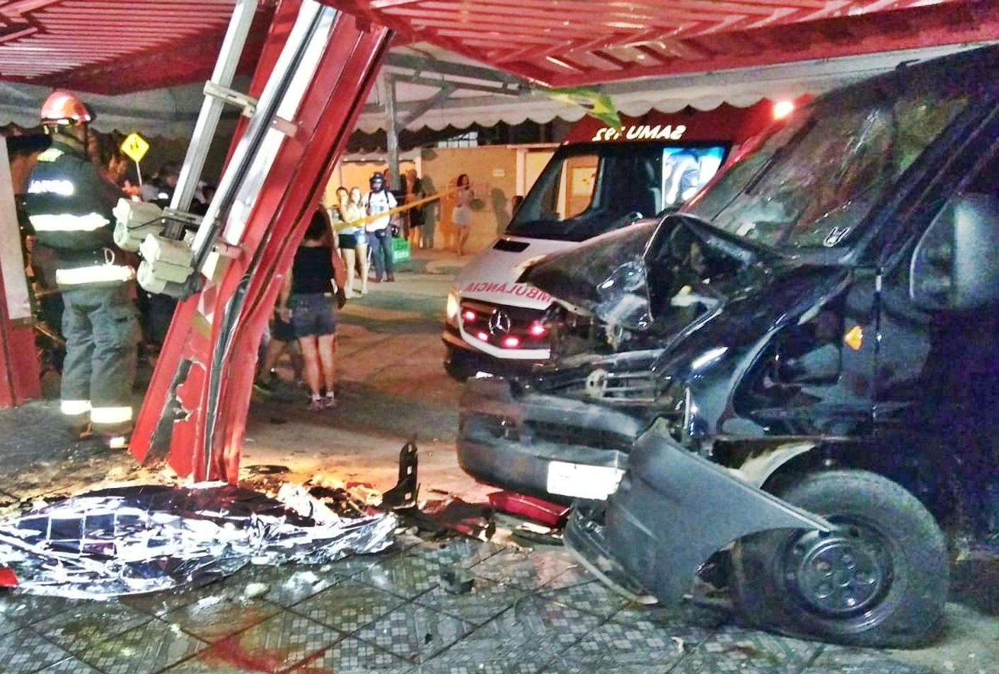 Motorista embriagado invade lanchonete, atropela quatro e mata jovem em Jundiaí