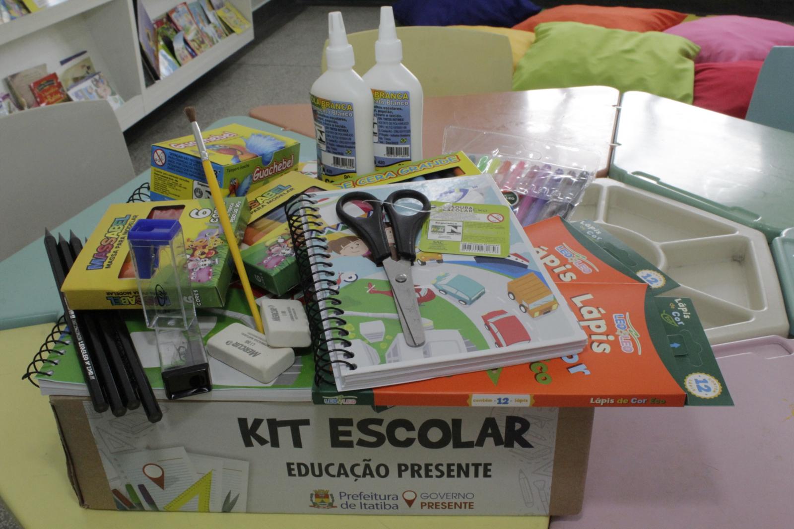Previsão de entrega de kits escolares em Itatiba é para início do ano letivo