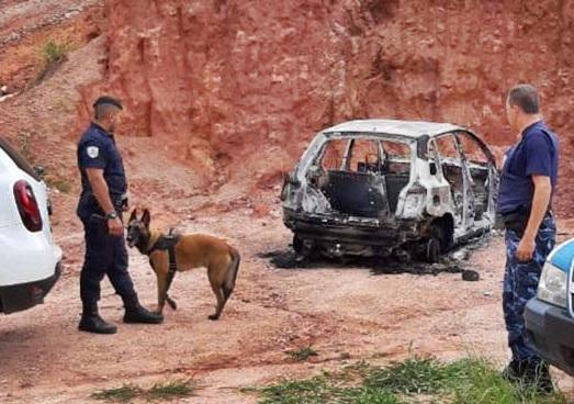  GM encontra carro queimado no Real Parque Dom Pedro