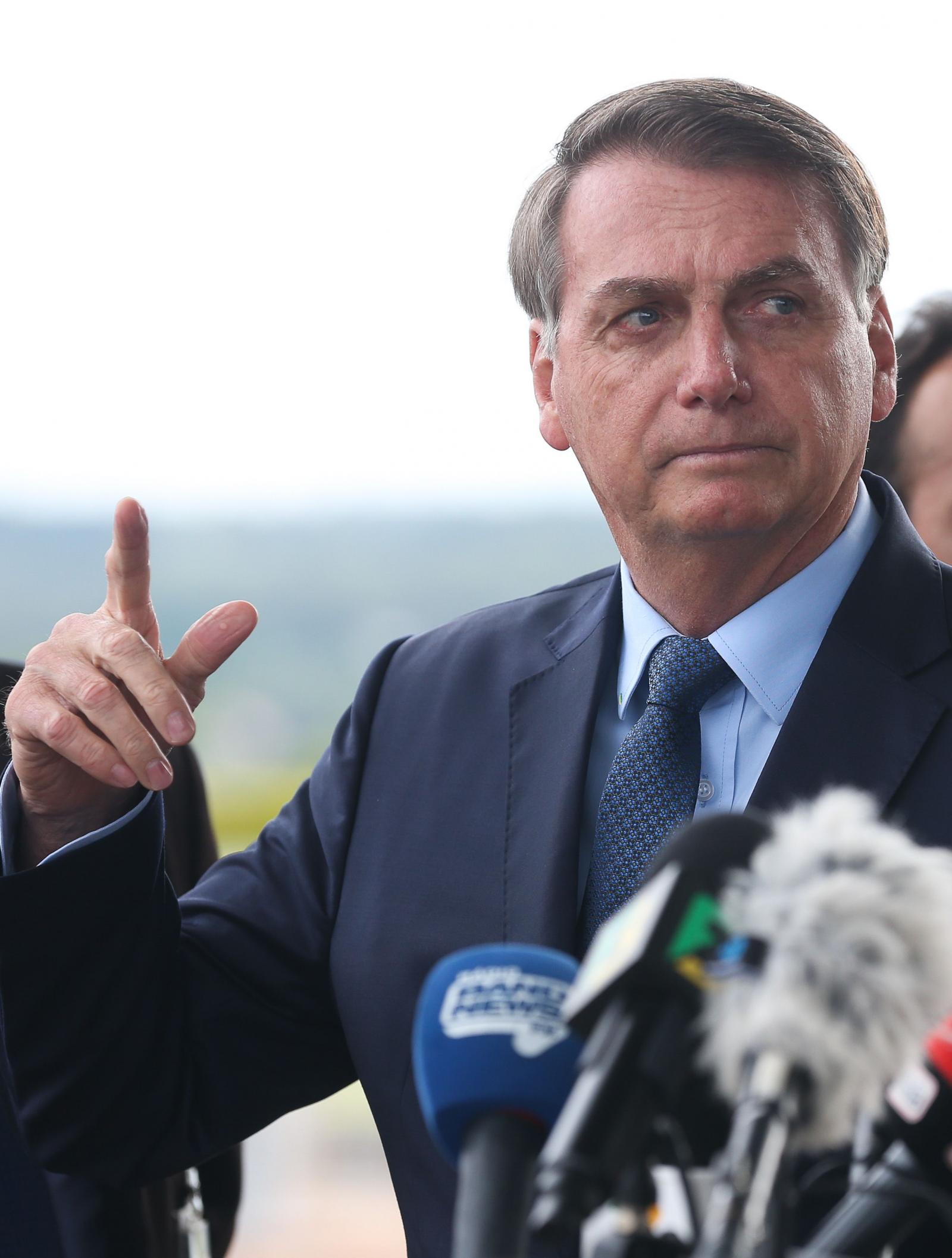 'Não estou preocupado com Doria e Witzel', afirma Bolsonaro
