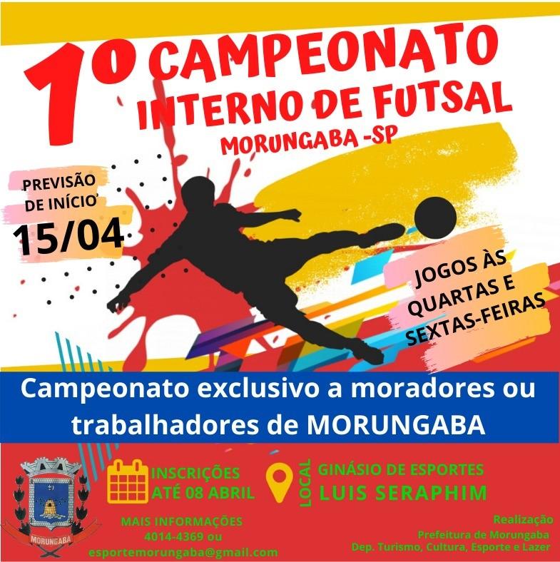 Diretoria de Esportes de Morungaba promove campeonato de futsal