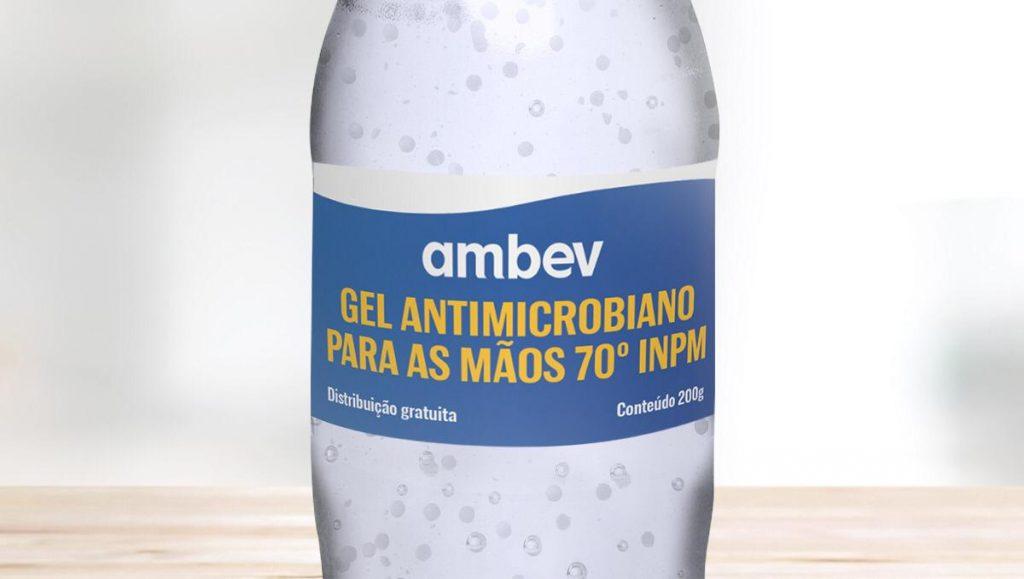 Ambev produzirá 500 mil unidades de álcool em gel para doar a hospitais públicos