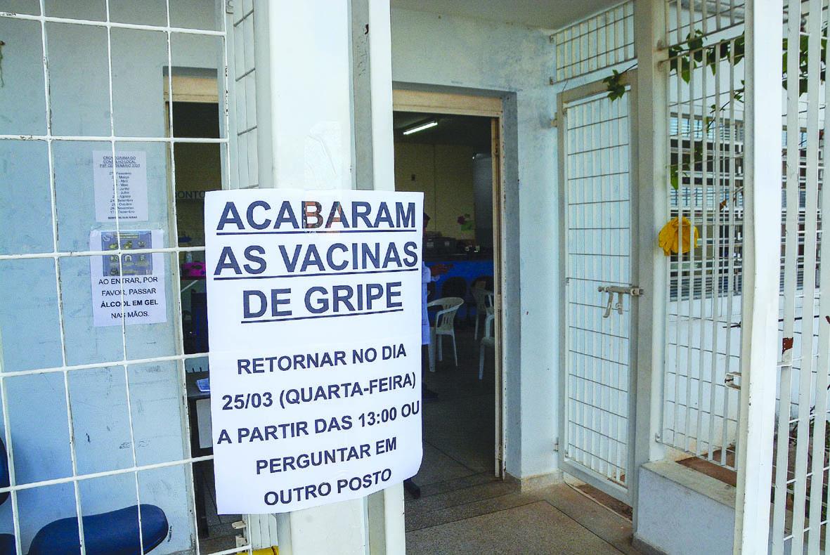 Vacinas contra gripe acabam no primeiro dia da campanha