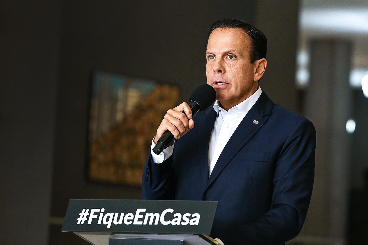 Doria anuncia reabertura gradual da atividade econômica a partir de maio