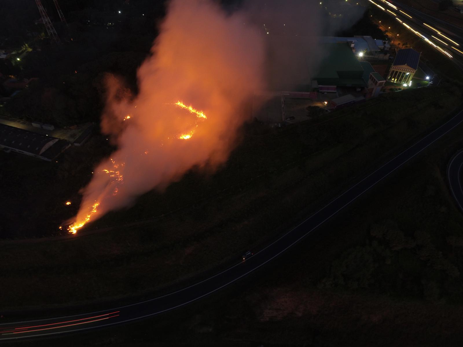 Corredor Dom Pedro tem quase três queimadas por dia