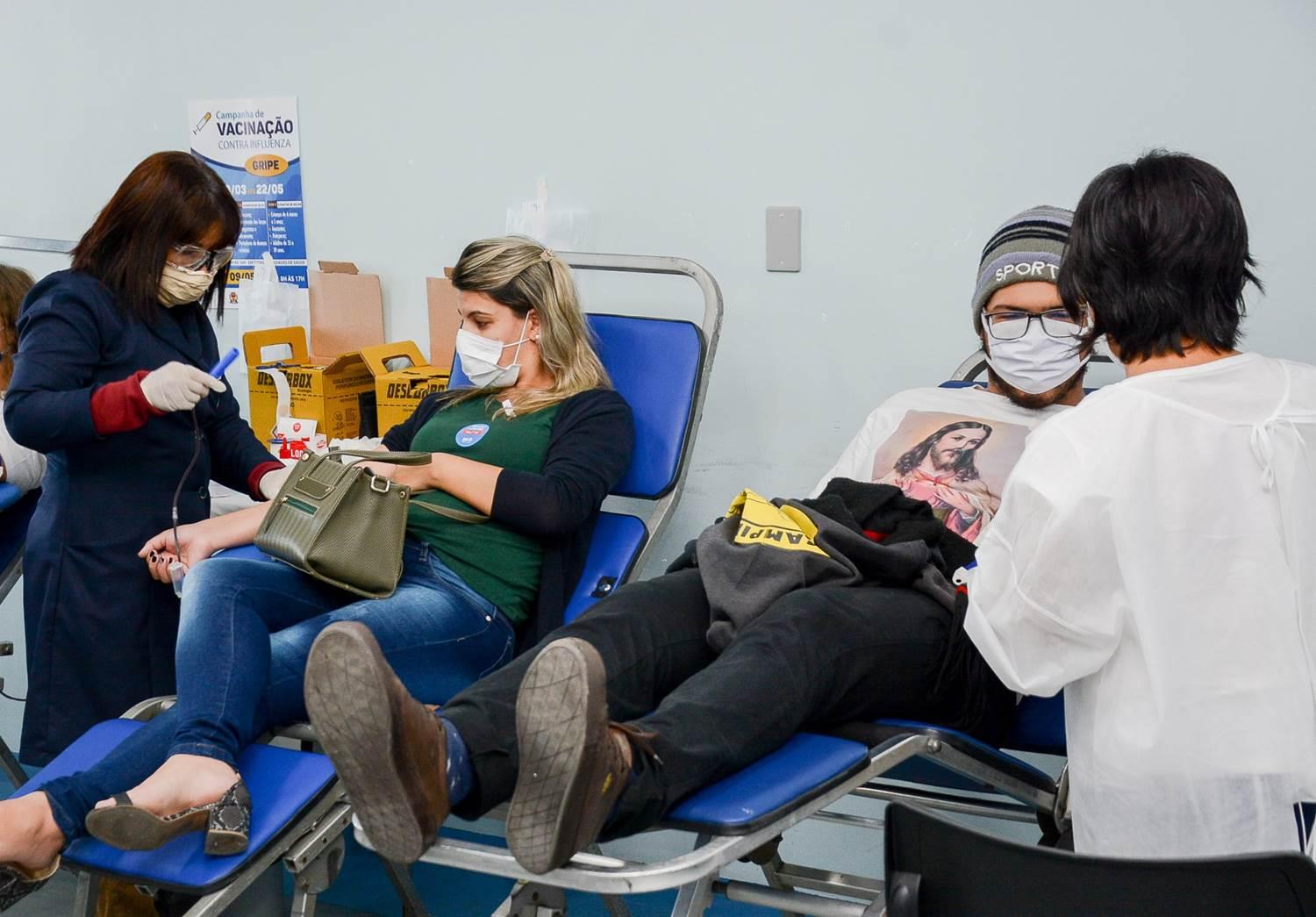 Quase 120 bolsas são arrecadadas na Campanha de Doação de Sangue