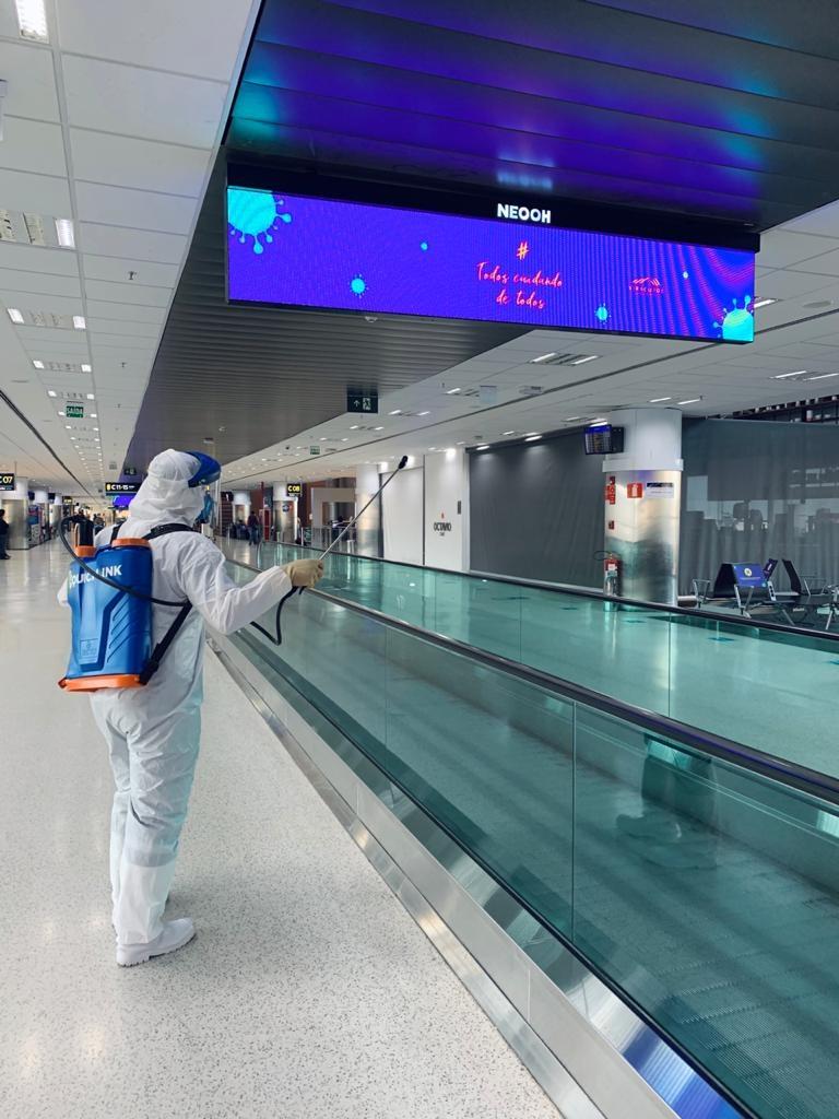 Aeroporto de Viracopos inicia desinfecção especial diária do terminal e amplia medidas contra a COVID 19