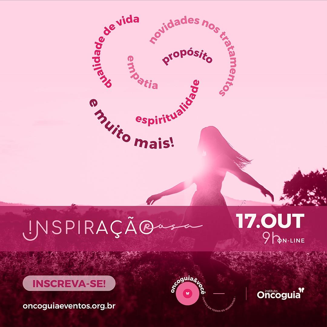 Oncoguia convida mulheres que tem, tiveram ou convivem com câncer de mama para um encontro inspirador