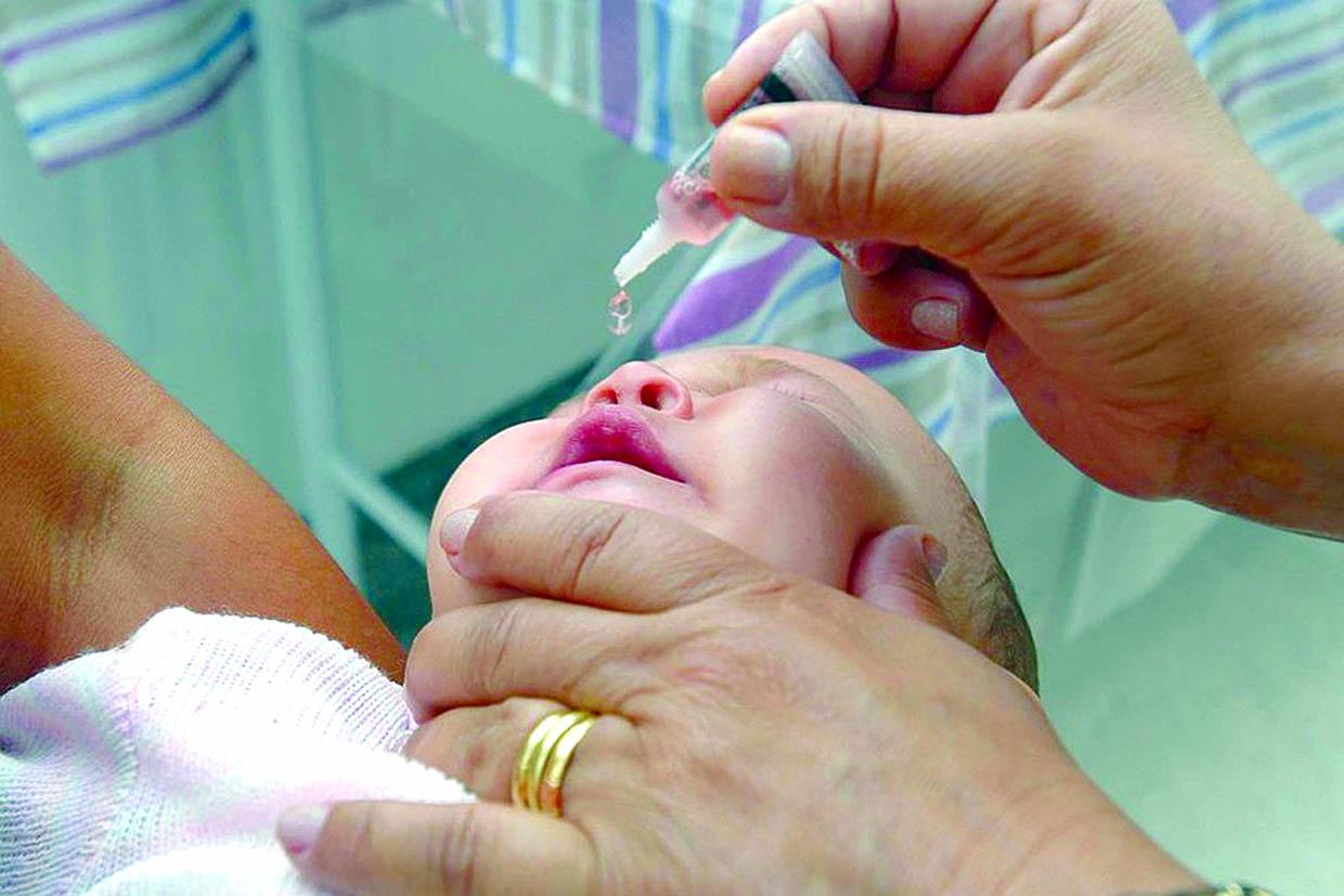 Vacina contra poliomielite começa a ser distribuída nesta semana