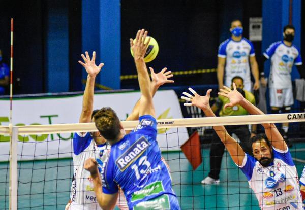 Vôlei Renata vence a primeira nas finais do Paulista Masculino