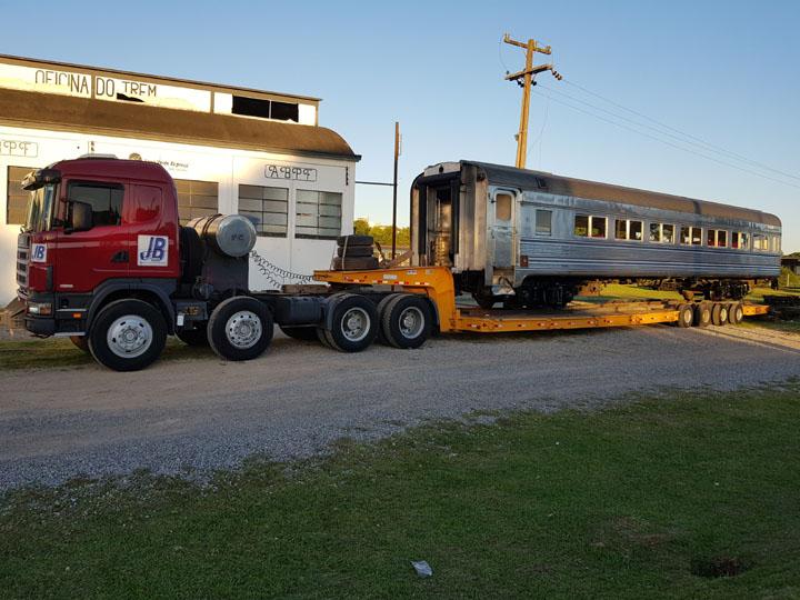 Primeira composição do Trem Republicano chega a Itu