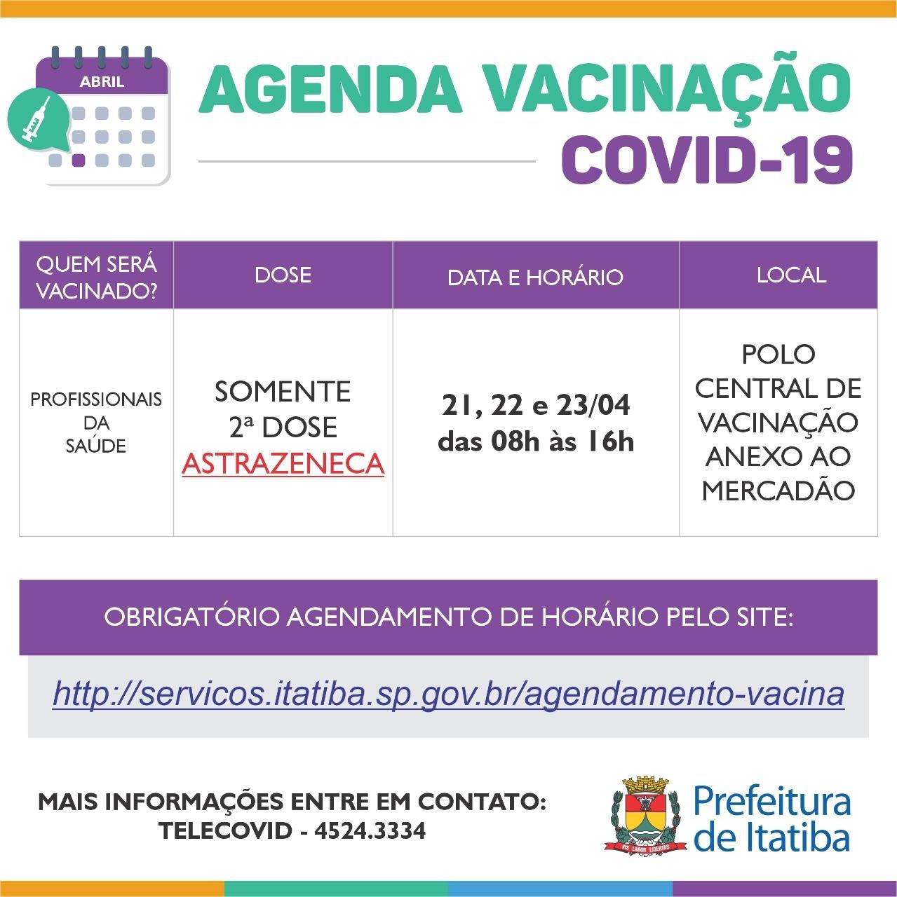 Nascidos em 1955 e 1956 têm agendamento aberto para vacina anti-Covid