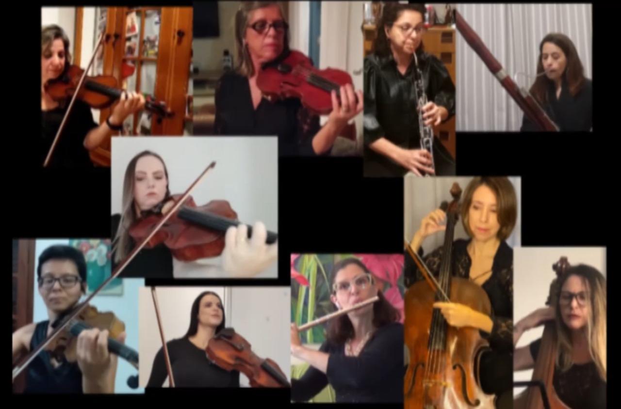 Orquestra Sinfônica homenageia Dia das Mães com vídeo de 