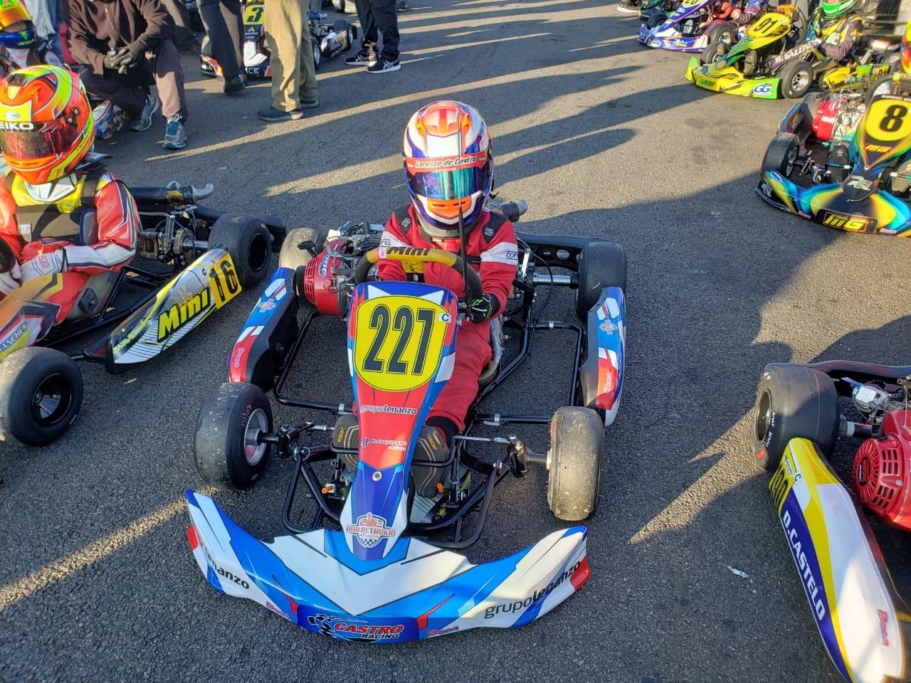 Lorenzo de Castro sobe ao pódio em sua 1ª participação na Copa SP Light de Kart 2021