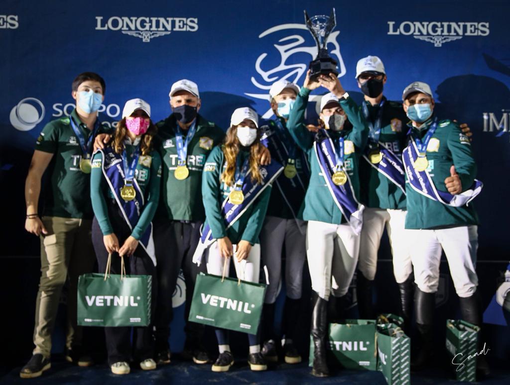 Na final da 4ª etapa do Longines XTC, os últimos da Olympiae foram os primeiros