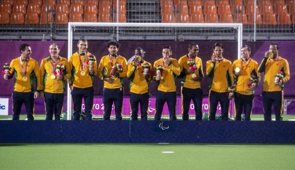 Com bela campanha, Brasil bate Argentina e leva ouro no futebol de 5 pela 5ª vez