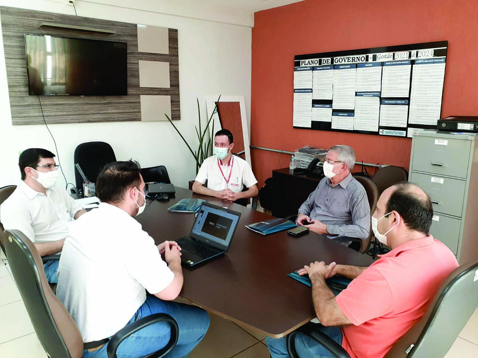  Em reunião, Prefeitura de Morungaba e Instituto Senai de Tecnologia discutem parceria 