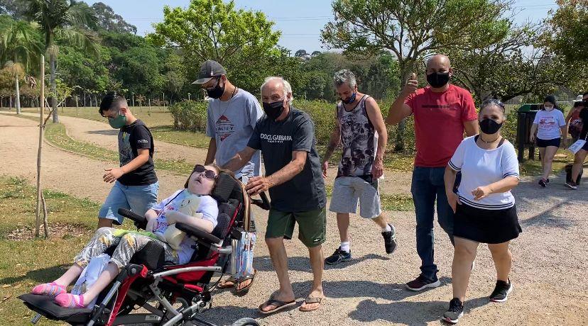 ‘Pudemos juntar a comunidade e conscientizá-la sobre a inclusão da pessoa com deficiência’, comenta Patrícia Sanfins