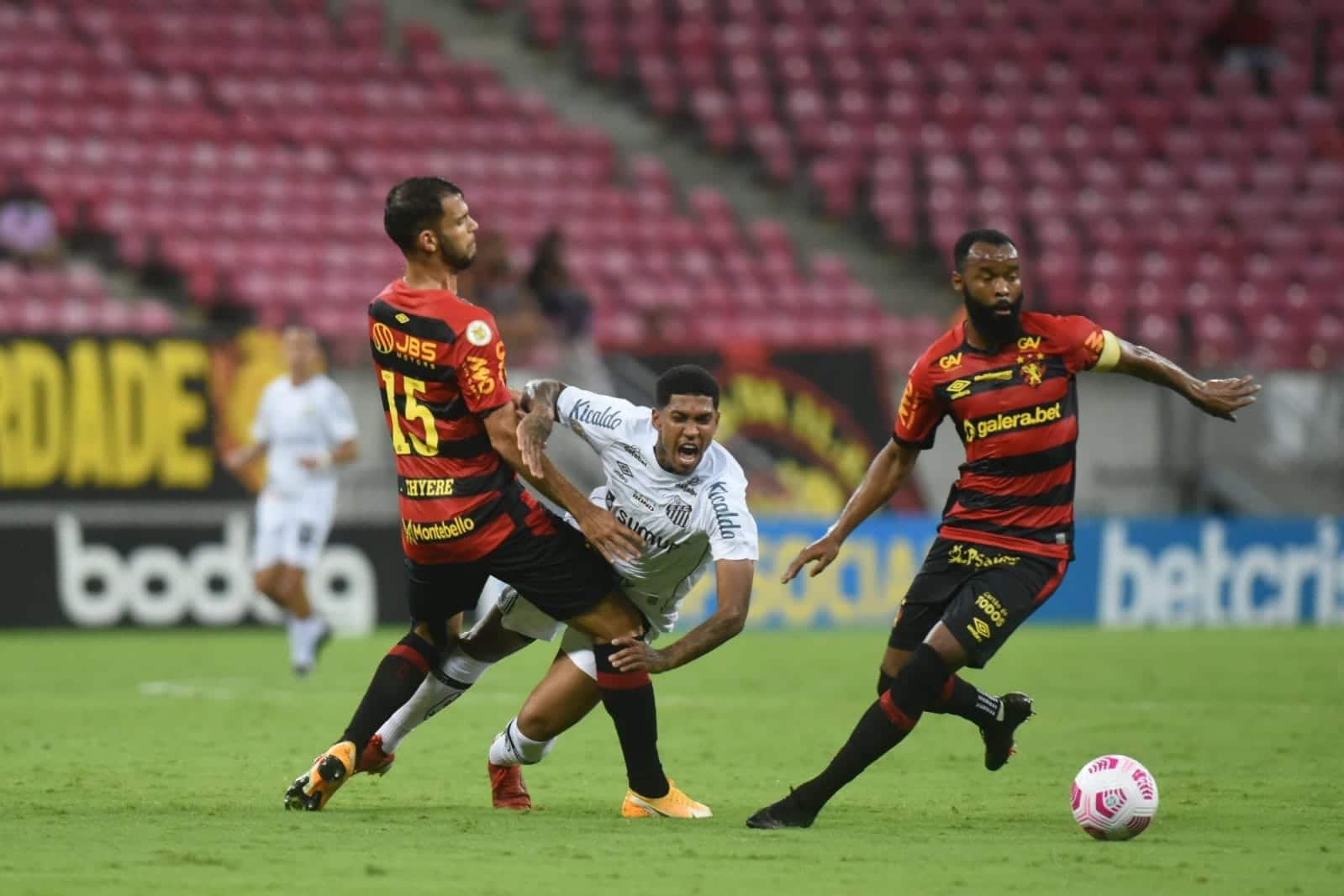 Santos empata com Sport fora e segue fora da zona de rebaixamento