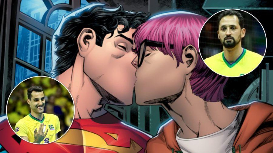 Douglas e Maurício, do vôlei, trocam farpas por causa de super-herói bissexual