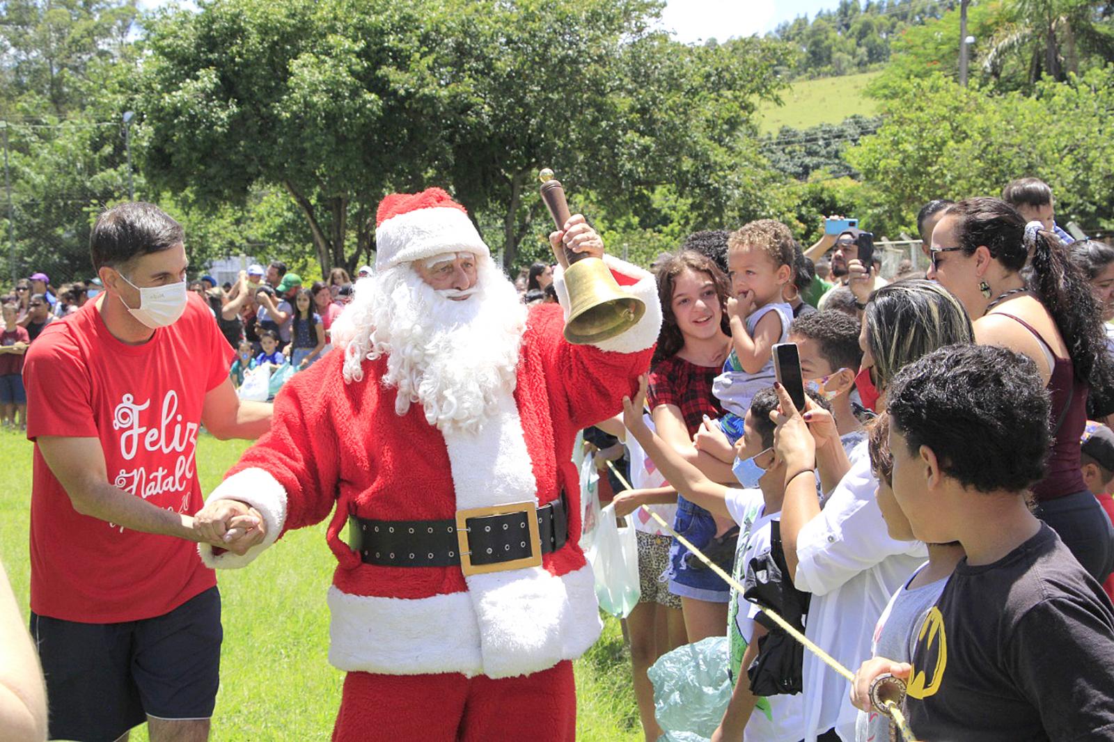 Papai Noel marca presença no San Francisco
