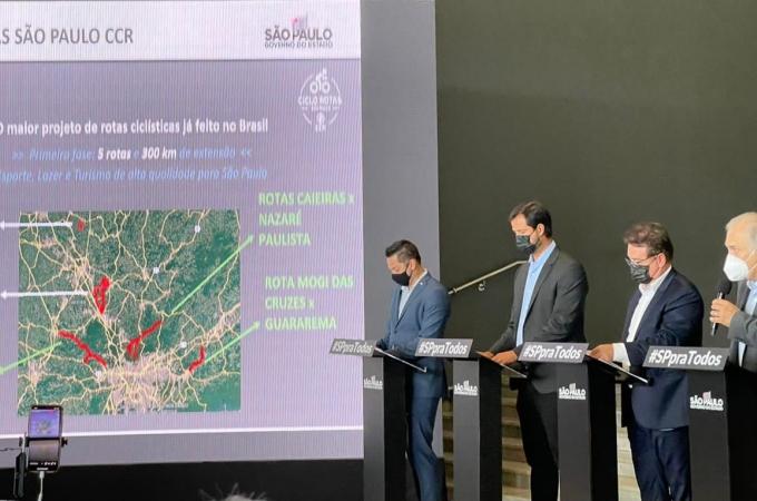 Governo de SP anuncia nova ciclovia de 75 km na rota das frutas
