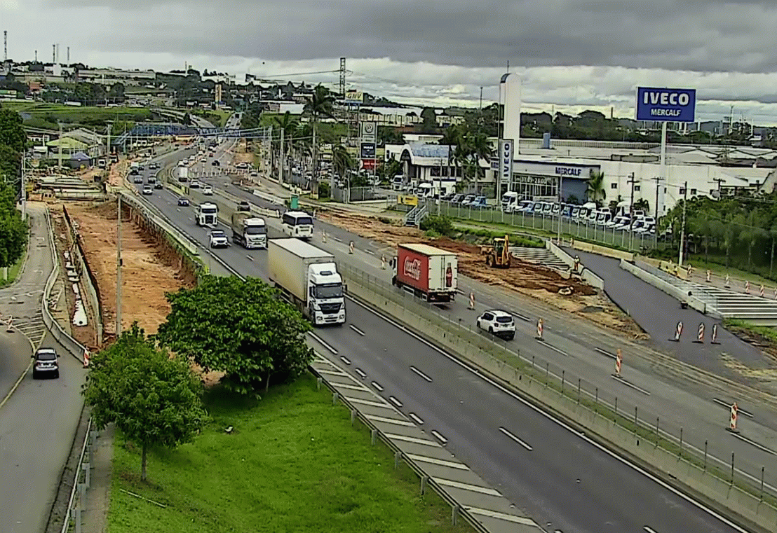 Rota das Bandeiras inicia nova etapa das obras de implantação de marginais na João Cereser (SP-360), em Jundiaí