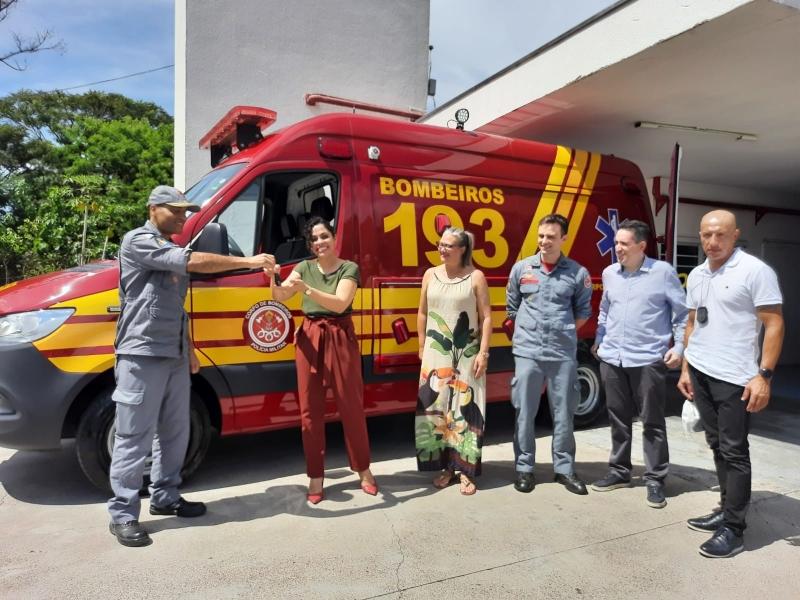 Corpo de Bombeiros de Valinhos recebe nova Unidade de Resgate