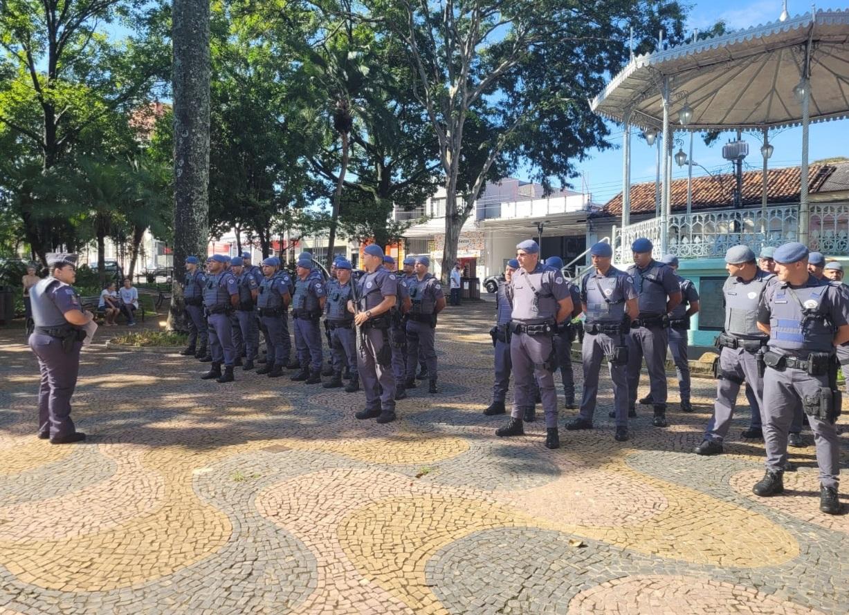 Polícia Militar realiza operação de combate à criminalidade em Itatiba