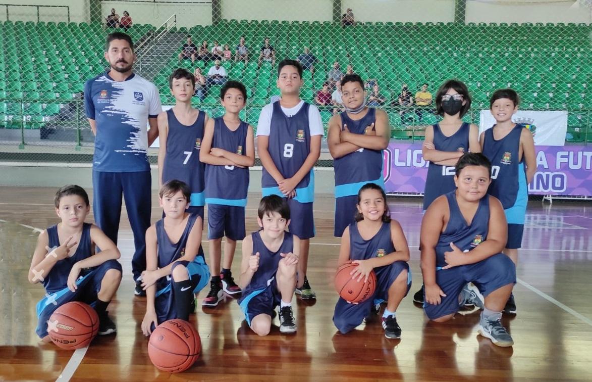 Basquete masculino Sub-12 da PMI disputa Festival da LMB