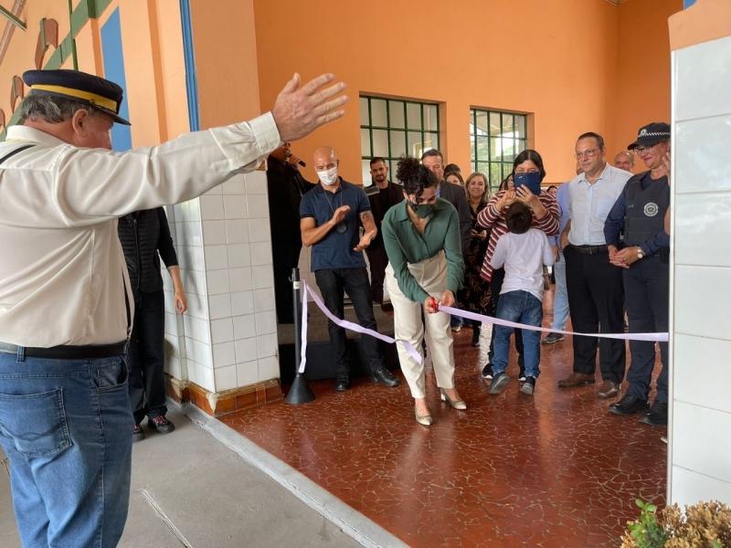 Museu da Estação Ferroviária de Valinhos é reinaugurado pela prefeita Capitã Lucimara