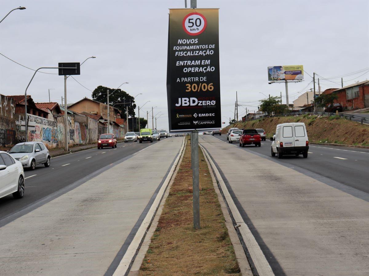 Em Campinas, pela primeira vez, novos radares entram em operação de forma educativa