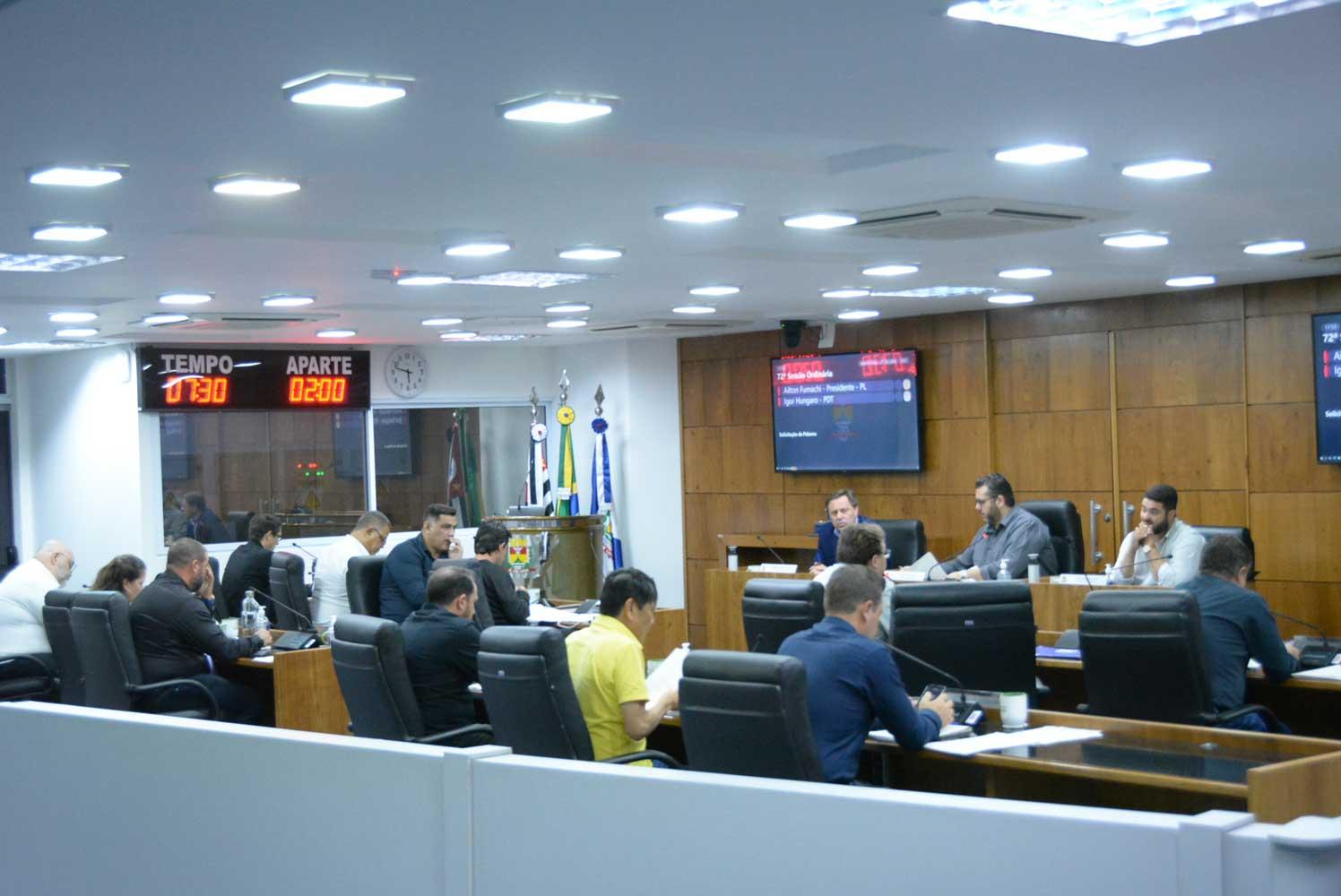 Cinco projetos de lei são aprovados durante 72ª Sessão Ordinária