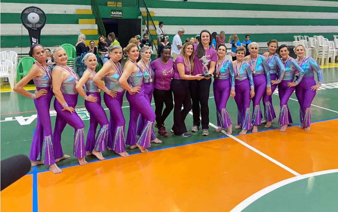 Coreografia de Itatiba fica com a medalha de prata nos Jogos da Melhor Idade