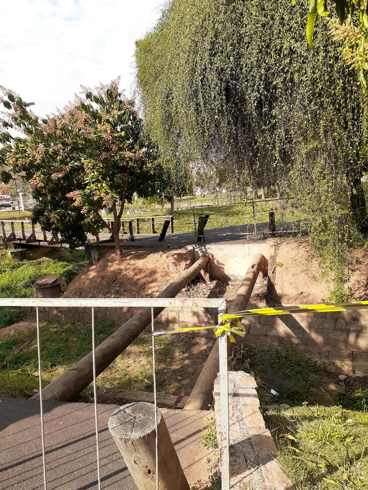 Em Morungaba: obras de revitalização em pontes de madeira têm recurso de mais de R$ 300 mil