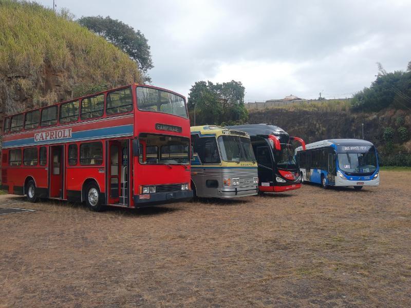 Exposição de ônibus volta a Campinas trazendo modelos novos e antigos