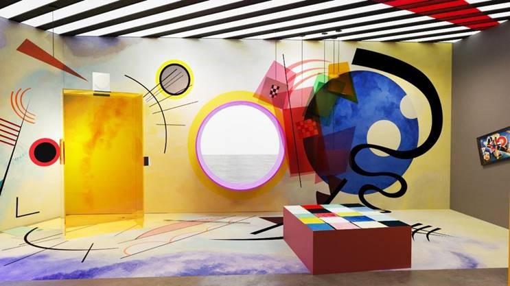 Exposição interativa “Kandinsky – o Passeio dos Sentidos”  chega ao Iguatemi Campinas no dia 27 de outubro