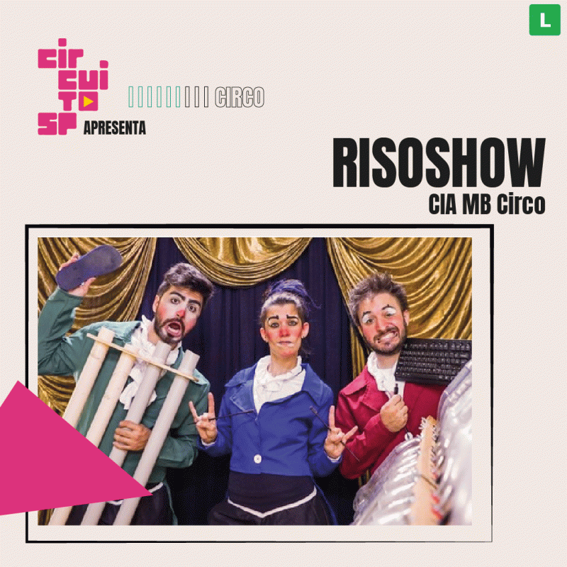 ‘Risoshow’ tem apresentação gratuita no Teatro Municipal de Vinhedo 