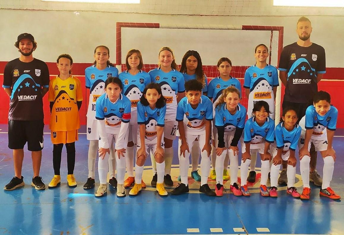 Sub-13 da PMI é campeão da Série Prata na Copa Regional de Futsal Feminino