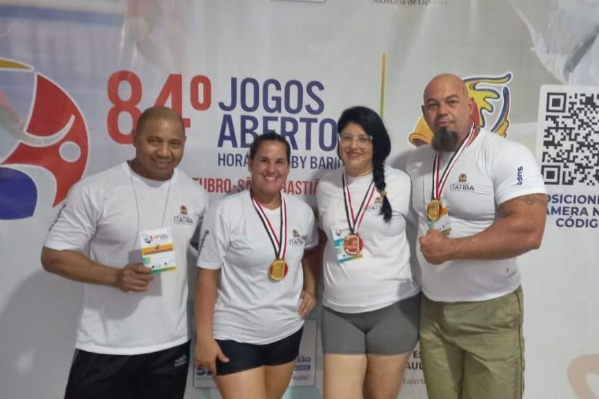 Supino itatibense é destaque nos Jogos Abertos com três medalhas