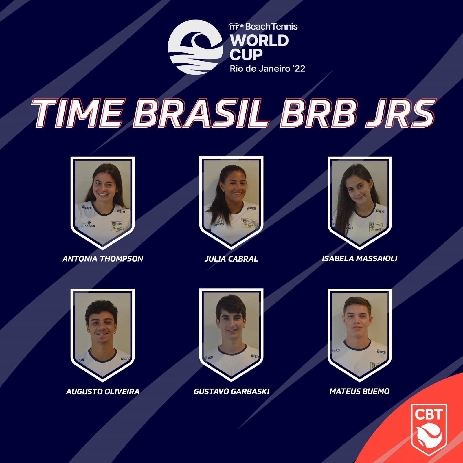 Time Brasil BRB está convocado para a Copa do Mundo de Beach Tennis