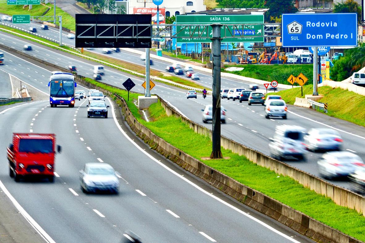 Rota das Bandeiras prevê a passagem de 600 mil veículos pelo Corredor Dom Pedro de rodovias durante o Natal