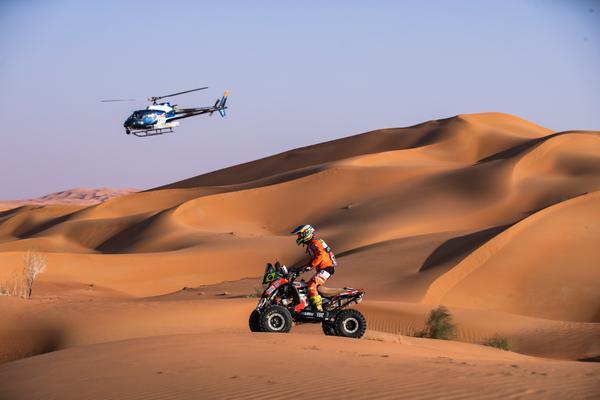 45º Dakar: Marcelo Medeiros chega à frente na 12ª etapa na classe quadriciclos