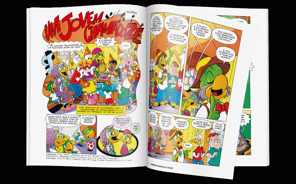 História em quadrinhos sobre a juventude do Zé Carioca  é lançada no Brasil