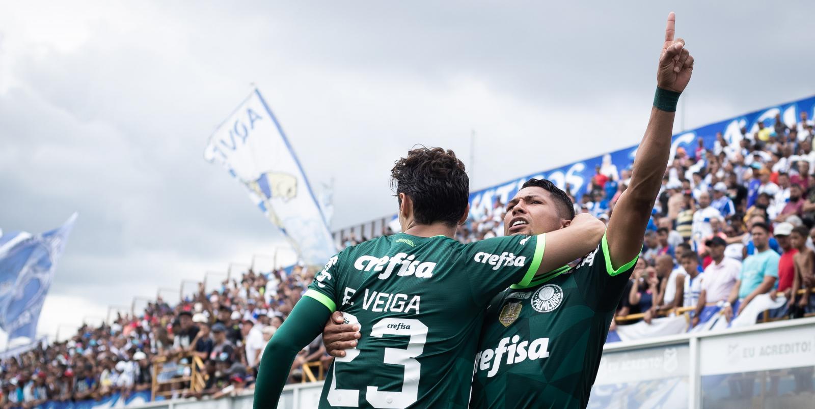 Com gol de Rony, Palmeiras vence o Água Santa e mantém invencibilidade
