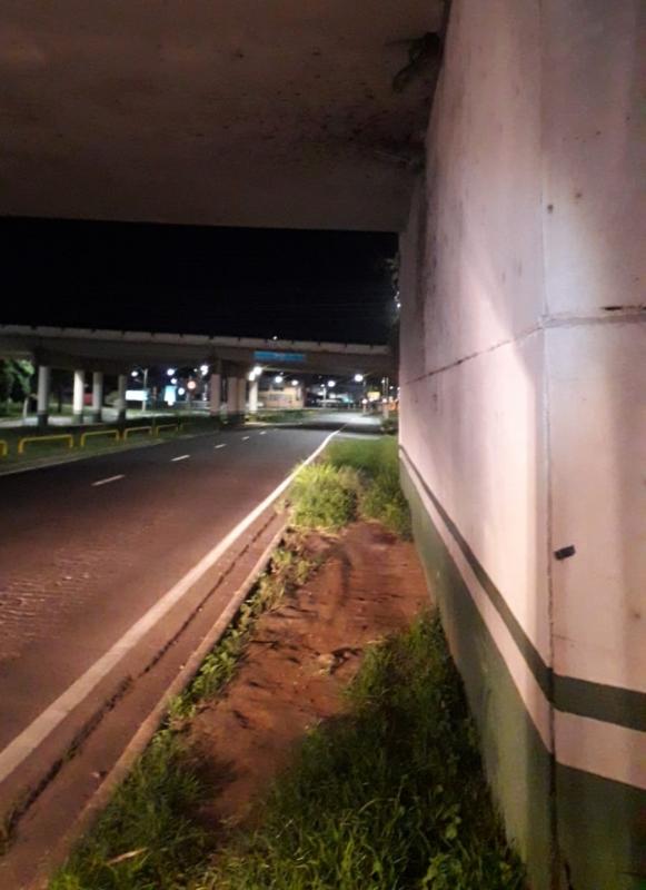 Furto de cabos de energia deixa viaduto de Valinhos sem iluminação temporariamente