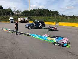 Guarda Municipal apreende balão de 15 metros no Distrito Industrial