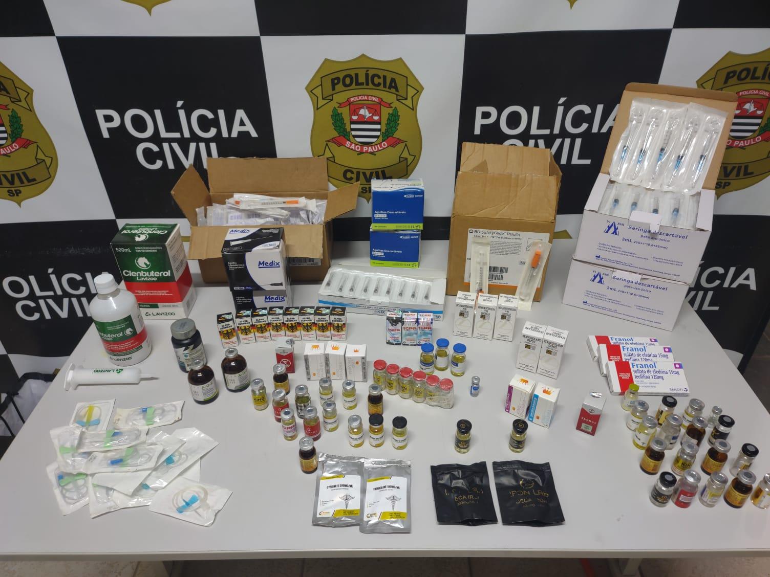 Dupla é presa por vender e aplicar anabolizantes em Campinas